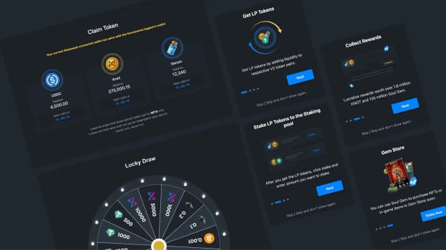 NFT marketplace gallery screen