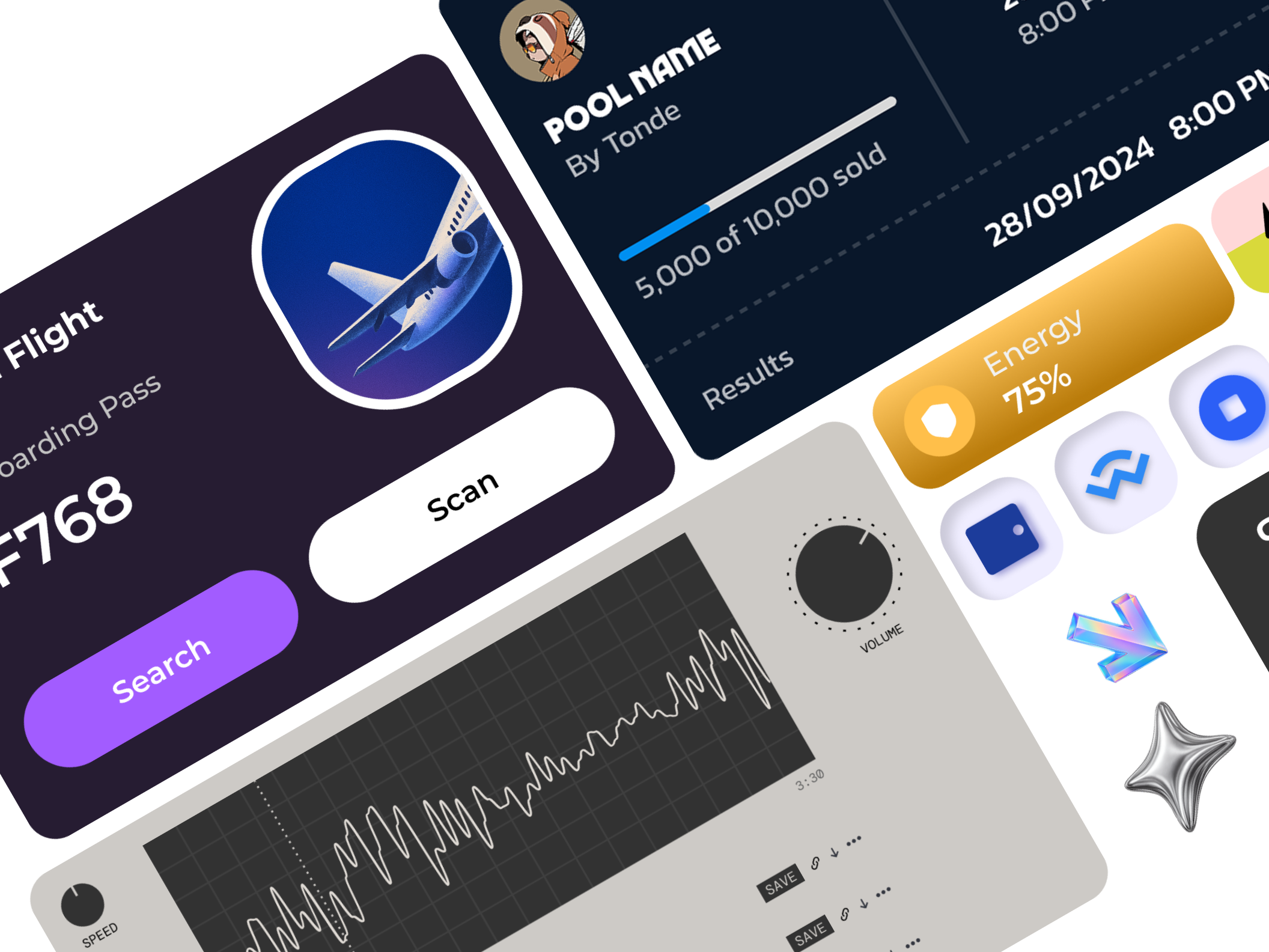 Illustration representing product design process